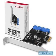 AXAGON PCEU-034VL PCIE Controller 4X Internal SuperSpeed USB hűtés