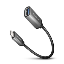 AXAGON rucm-afac usb-c usb-a adapter silver kábel és adapter