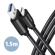 AXAGON SPEED USB-C &gt; USB-A 3.2 Gen 1 Cable 1,5m Black kábel és adapter