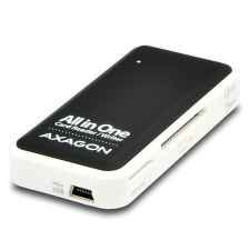 AXAGON USB2.0 5 foglalatú külső kártyaolvasó fekete-fehér (CRE-X1) (CRE-X1) kártyaolvasó