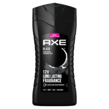Axe Black 3 in 1 tusfürdő testre, arcra, hajra 250 ml tusfürdők