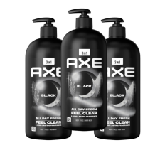 Axe Black pumpás tusfürdő (3x900 ml) tusfürdők