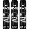 Axe Triopack Black 250 ml