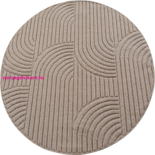 Ay . Helix modern kör szőnyeg 160 x 160 cm 2200 ezüst lakástextília