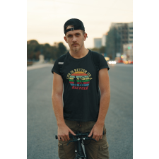  Az élet jobb biciklin fekete póló ajándéktárgy