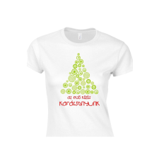 Az első közös karácsonyunk női póló - egyedi mintás, 12 szín, S-2XL női póló
