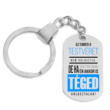 Az ember a testvérét nem választja – kulcstartó több formában és színben kulcstartó