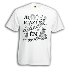  Az igazi ajándék én vagyok - Karácsonyi Férfi Póló