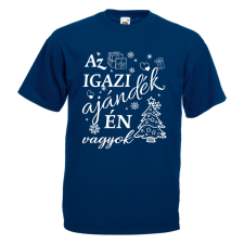 Az igazi ajándék én vagyok - Karácsonyi Férfi Póló férfi póló