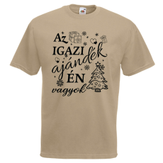  Az igazi ajándék én vagyok - Karácsonyi Férfi Póló