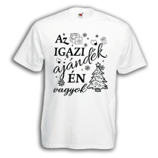  Az igazi ajándék én vagyok - Karácsonyi Férfi Póló