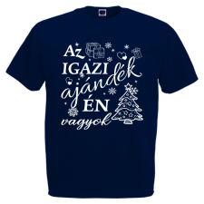  Az igazi ajándék én vagyok - Karácsonyi Férfi Póló férfi póló