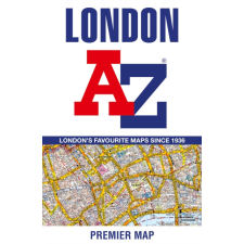 Az London térkép Premier AZ kiadó Teljes London várostérkép 2023 térkép