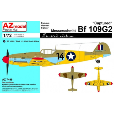  AZ model Bf 109G-2 Captured 1:72 (7496) makett