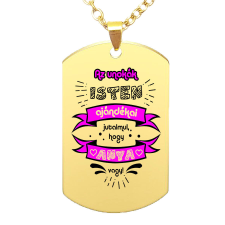  Az unokák Isten ajándékai Anya... medál  lánccal, választható több színben nyaklánc