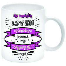 Az unokák Isten ajándékai, jutalmul, hogy Anya vagy... Bögre Nagymamának (feliratozható) bögrék, csészék
