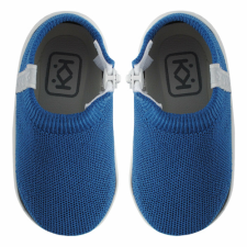 Azaga - Cipzáros talpú cipő az első lépésekhez - K-nit - Kék 19-20 gyerek cipő