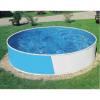  Azuro acélfalú kör medence blue/white Ibizakék 3,6x0,9m