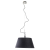 Azzardo Alicante fekete függesztett lámpa  (AZ-2292) E27 1 izzós IP20