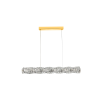 Azzardo Florence arany-átlátszó kristály LED függesztett lámpa  (AZ-6187) LED 1 izzós IP20