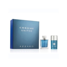 Azzaro Chrome United, edt 100ml + 75ml deo stift kozmetikai ajándékcsomag
