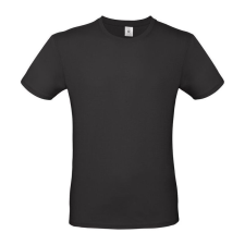 B&C B02E unisex rövid ujjú póló, black - 4XL férfi póló
