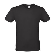 B&amp;C B02E unisex rövid ujjú póló, black - 4XL férfi póló