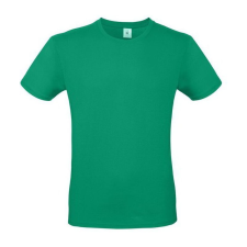 B&amp;C B02E unisex rövid ujjú póló, kelly green - L férfi póló