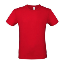B&amp;C B02E unisex rövid ujjú póló, red - M férfi póló