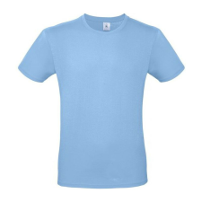 B&amp;C B02E unisex rövid ujjú póló, sky blue - L férfi póló