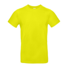 B&C B04E Exant 190 kereknyakú póló, pixel lime - 2XL férfi póló