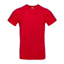 B&C B04E Exant 190 kereknyakú póló, red - 2XL férfi póló
