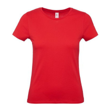 B&amp;C B54E Női rövid ujjú póló, red női póló