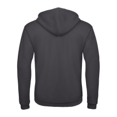 B&C férfi kapucnis pulóver, színazonos húzózsinórral O47, Anthracite-3XL