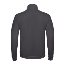 B&C galléros férfi pulóver, elején végig cipzárral O49, Anthracite-XS férfi pulóver, kardigán