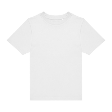 B&C gyerek rövid ujjú, környakas póló B07E, White-5/6 gyerek póló