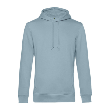 B&amp;C kapucnis férfi pulóver kétoldali zsebekkel O78, Blue Fog-2XL férfi pulóver, kardigán