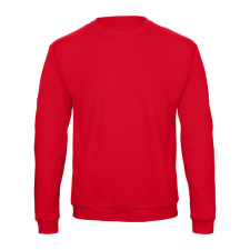 B&C kereknyakú férfi pulóver O46, Red-2XL férfi pulóver, kardigán