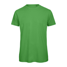 B&amp;C lezser szabású minősített biopamut férfi póló BD62, Real Green-S férfi póló