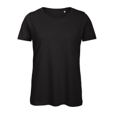 B&C lezser szabású minősített Női biopamut póló BD63, Black-2XL női póló