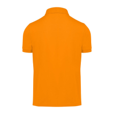 B&C modern, klasszikus stílusú, előzsugorított galléros férfi pamut póló O01, Meta Orange-2XL