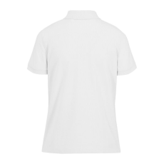 B&C modern, klasszikus stílusú, előzsugorított galléros Női pamut póló O02, White-M