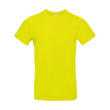 B and C Csomag akciós póló (minimum 3 db) Férfi rövid ujjú póló B&amp;C #E190 T-Shirt -L, Pixel lime zöld férfi póló