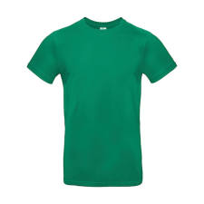 B and C Csomag akciós póló (minimum 3 db) Férfi rövid ujjú póló B&amp;C #E190 T-Shirt -XL, Kelly zöld férfi póló