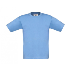 B and C Csomag akciós póló (minimum 3 db) Gyerek rövid ujjú póló B and C Exact 190/kids T-Shirt 9/11 (134/146), Ég kék
