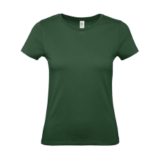 B and C Csomag akciós póló (minimum 3 db) Női rövid ujjú póló B&C #E150 /women T-Shirt -L, Sötétzöld