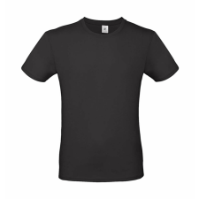 B and C Csomag akciós póló (minimum 5 db) Férfi rövid ujjú póló B&amp;C #E150 T-Shirt -4XL, Fekete férfi póló