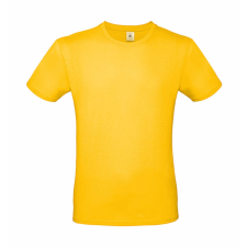 B and C Csomag akciós póló (minimum 5 db) Férfi rövid ujjú póló B&amp;C #E150 T-Shirt -XS, Aranysárga férfi póló