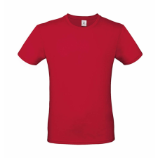 B and C Csomag akciós póló (minimum 5 db) Férfi rövid ujjú póló B&amp;C #E150 T-Shirt -XS, Mély piros férfi póló