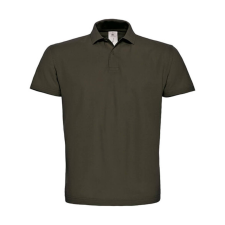 B and C Férfi galléros póló rövid ujjú B&amp;C Piqué Polo Shirt - PUI10 - XS, Barna férfi póló